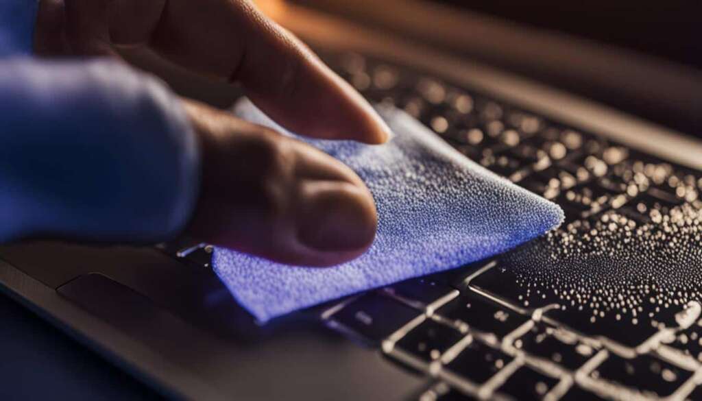 how to clean laptop screen