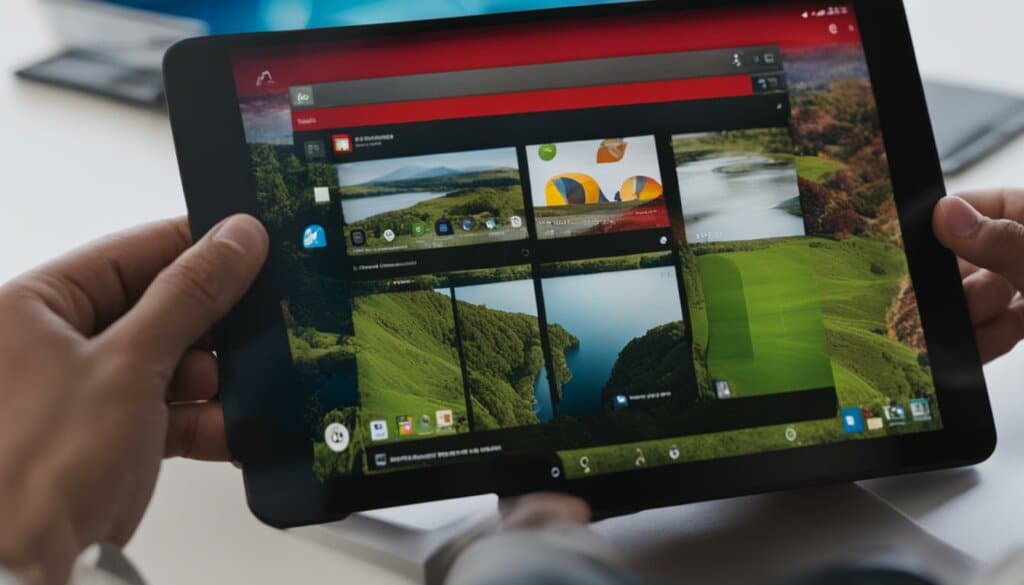 how to take a screenshot on an HP tablet