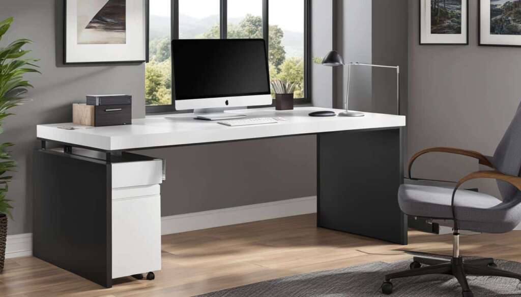 l shaped computer desk