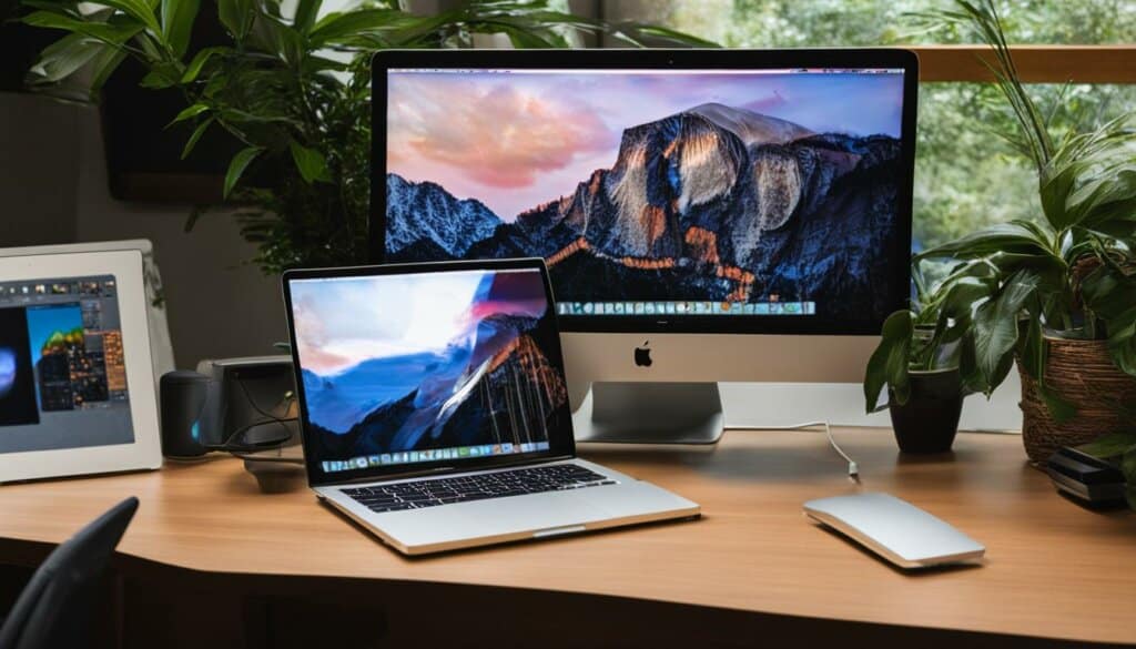 macOS laptop as second screen