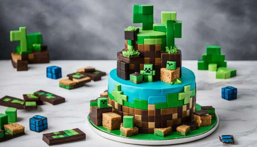 minecraft cake