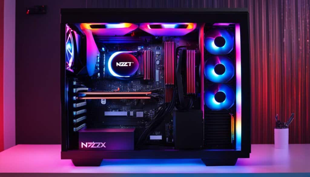 monitor CPU temperature with NZXT's CAM