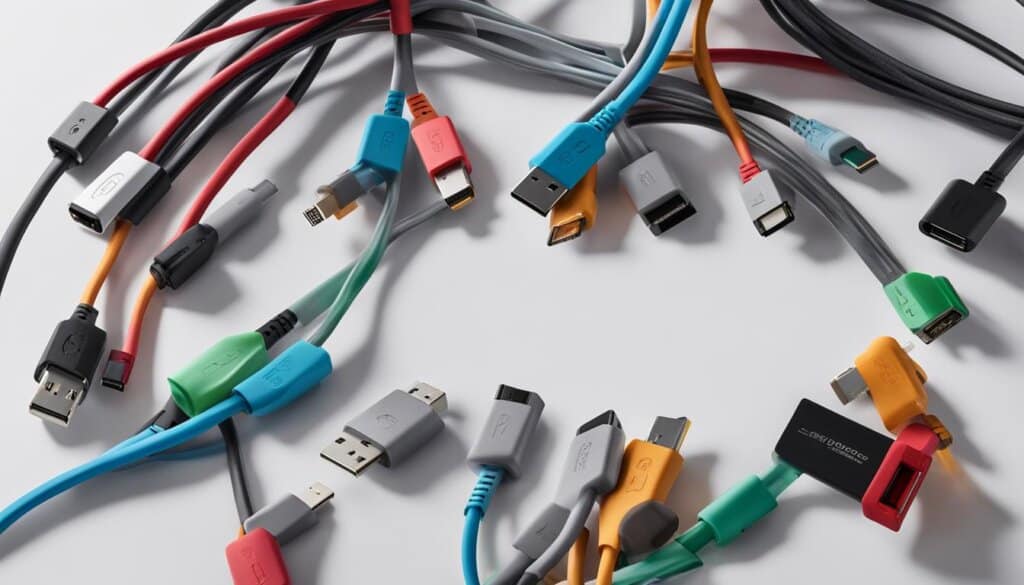 USB-C cables and connectors