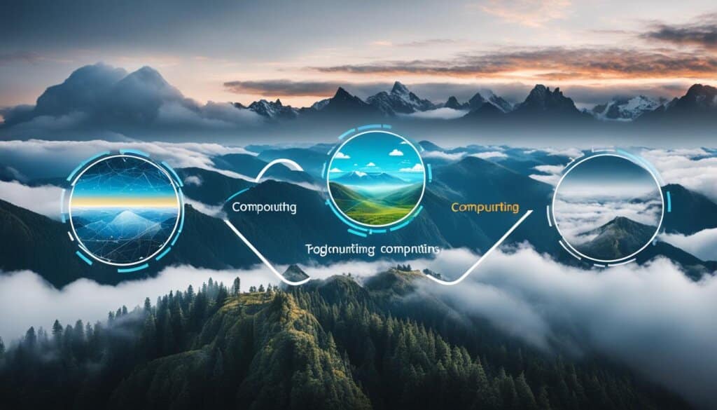 edge computing vs. cloud computing vs. fog computing