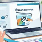 how to add a page in wordpress