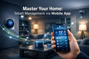 Smart Home Management via Mobile App