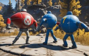 Fallout 76 Bottle and Cappy Walking Globe Statue