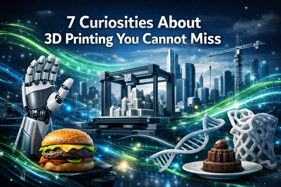7 curiosities about 3D printing you cannot miss