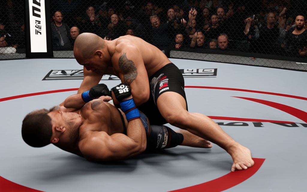 wrestling advantage in UFC 4 image