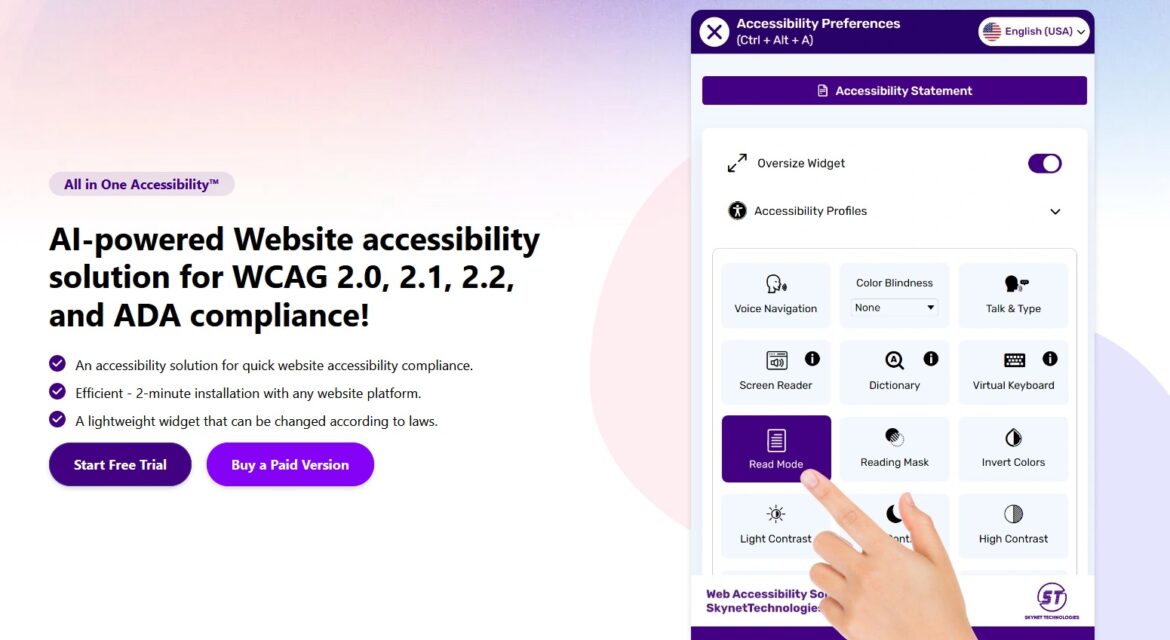 AI-powered accessibility tool