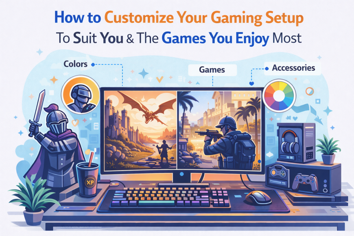 How to Customize Your Gaming Setup To Suit You & The Games You Enjoy Most