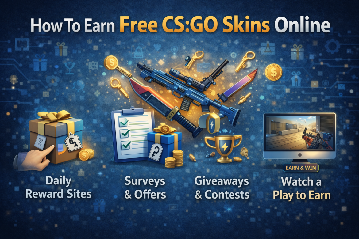 How To Earn Free CS:GO Skins Online