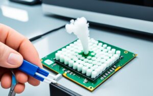 how to remove thermal paste from cpu pins