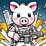 roblox soldier piggy coloring pages