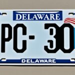 what does the pc on delaware license plates mean