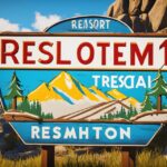 Resort Sign Fallout 76