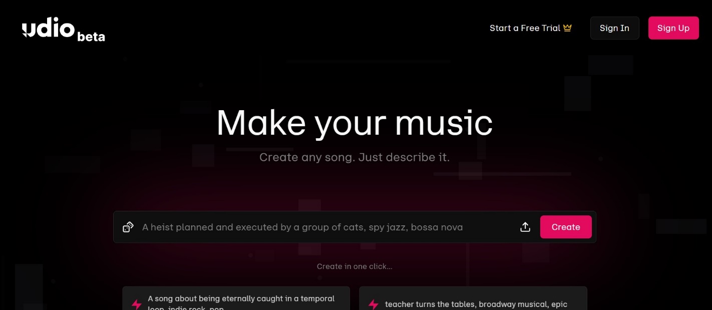 udio ai music generator