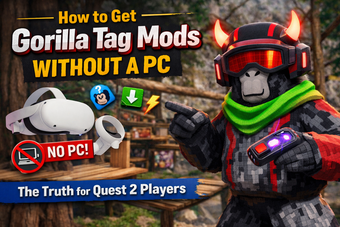 How to Get Gorilla Tag Mods Without a PC (The Truth for Quest 2 Players