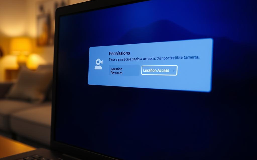 camera permissions and location access for streaming sites