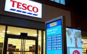 what time does tesco close