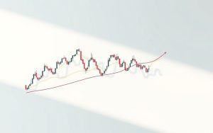 Bollinger Bands and Fibonacci retracement overlay