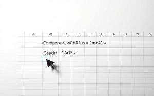 CAGR calculation in Excel