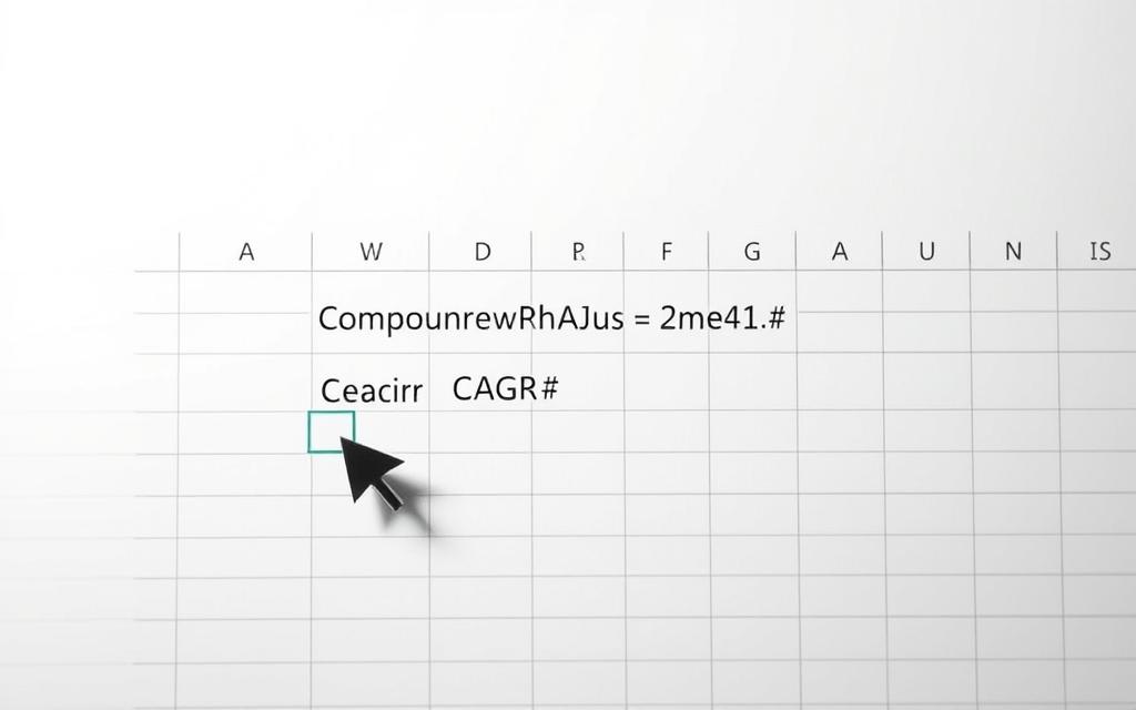 CAGR calculation in Excel