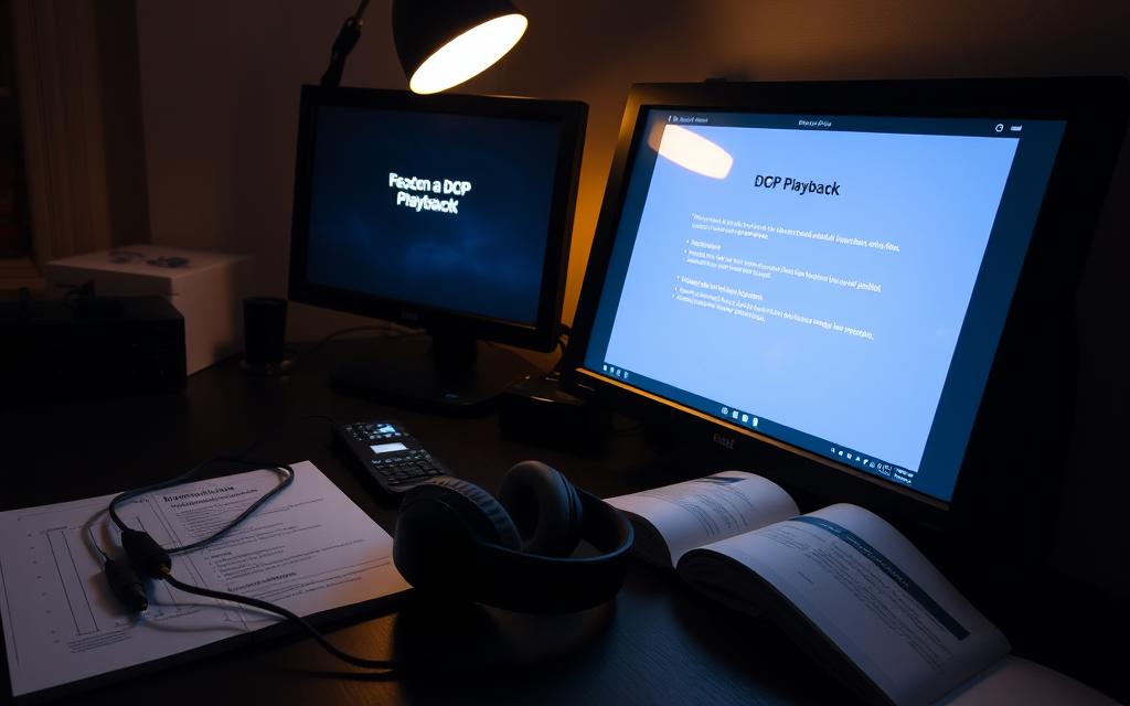 DCP playback troubleshooting