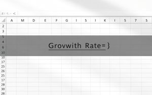 Excel growth rate formula example