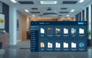 GstarCAD file sharing interface