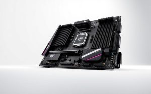 Intel Z790 motherboard with PCIe 5.0 slots