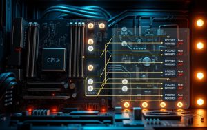 PCIe lane allocation diagram