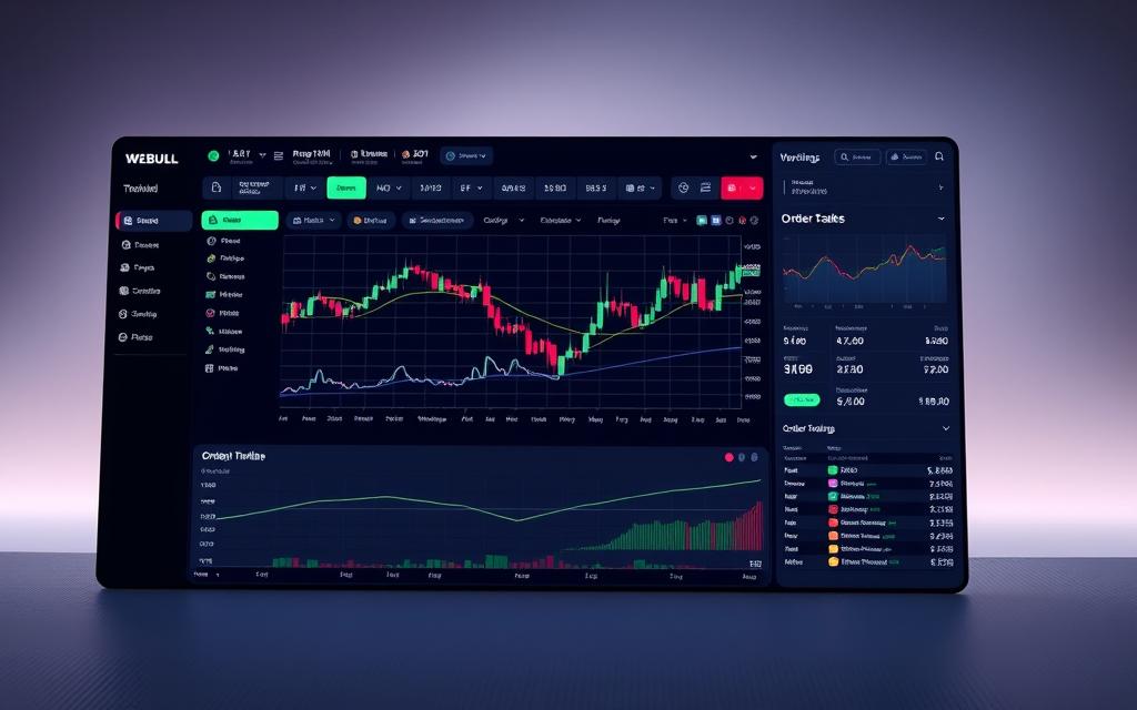 Webull crypto trading interface