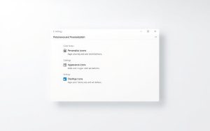 desktop icon settings