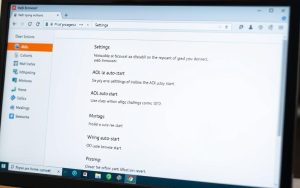 disable AOL auto-start browser settings