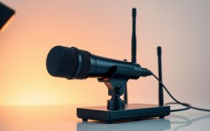 how to connect wireless mic to computer for live feed