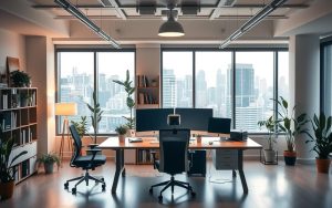 office workspace for productivity