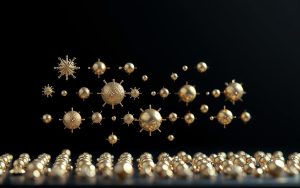 scaling relations in nanoparticles