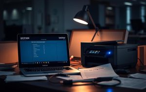 Ad-hoc mode printer setup