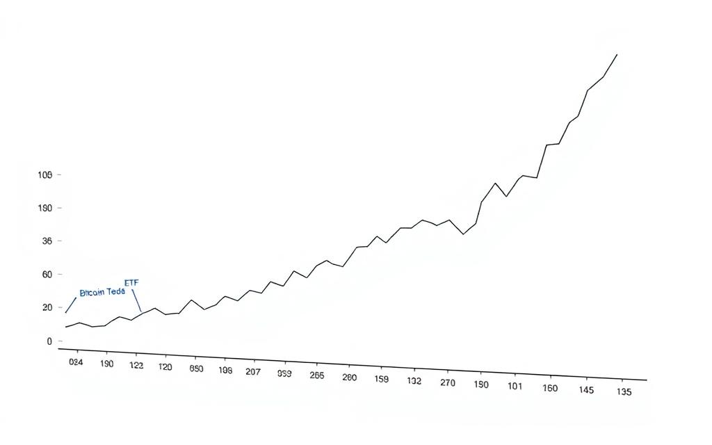 Bitcoin ETF growth chart