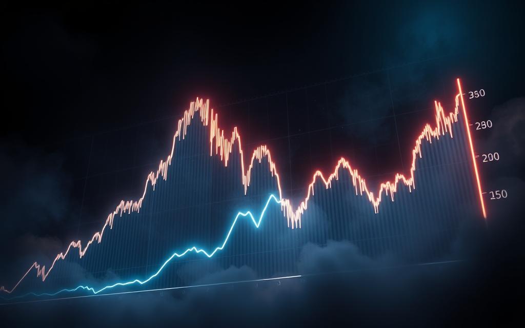 Cryptocurrency market volatility chart