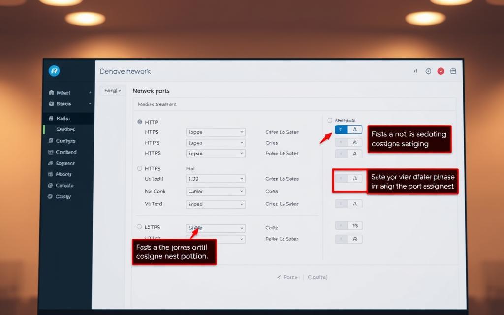 Media server port configuration