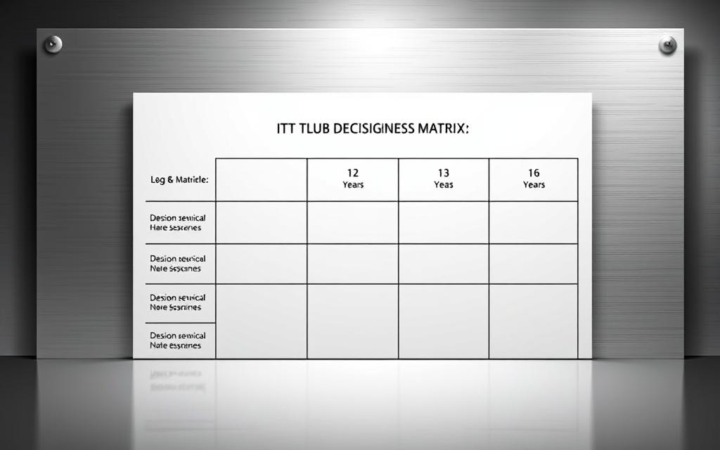 business IT decision matrix