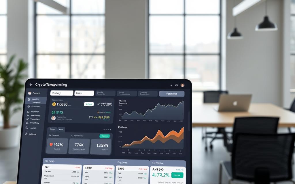 crypto tax software interface