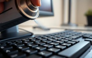 how long to use computer after compressed air