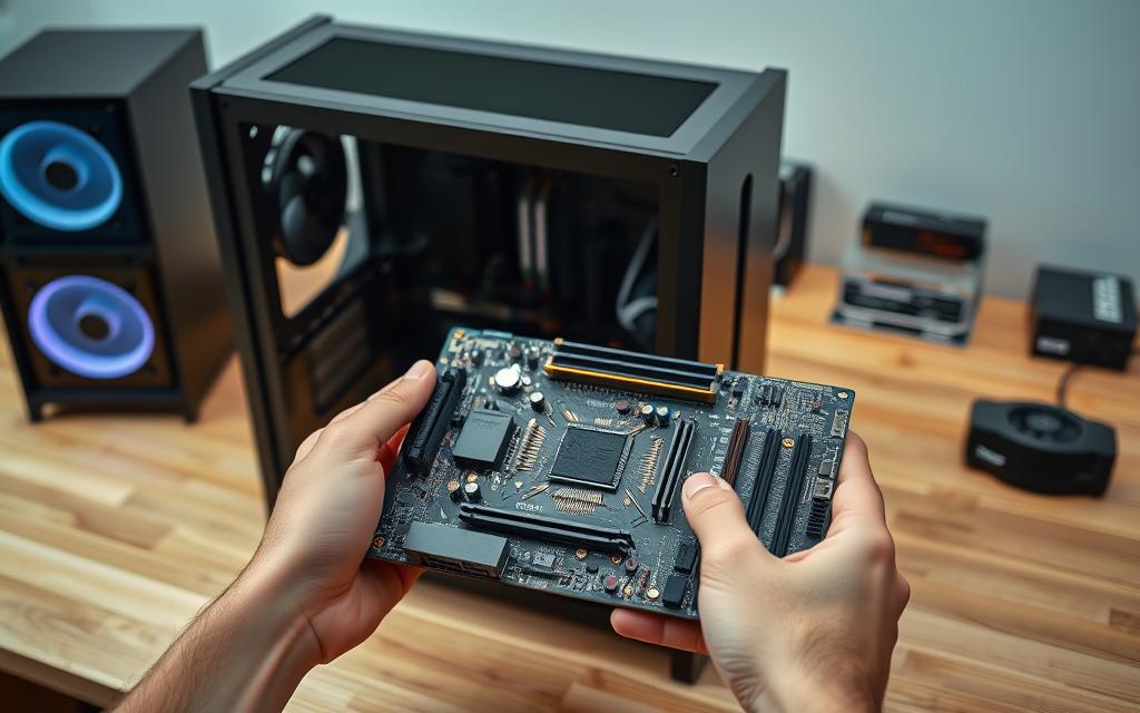 install motherboard