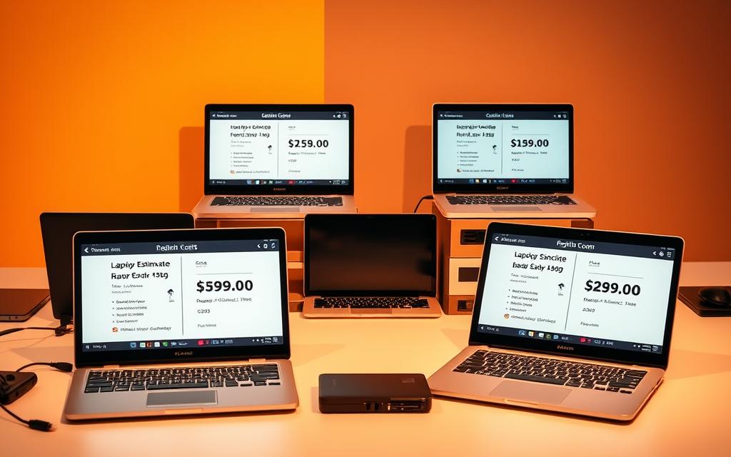 laptop repair cost comparison