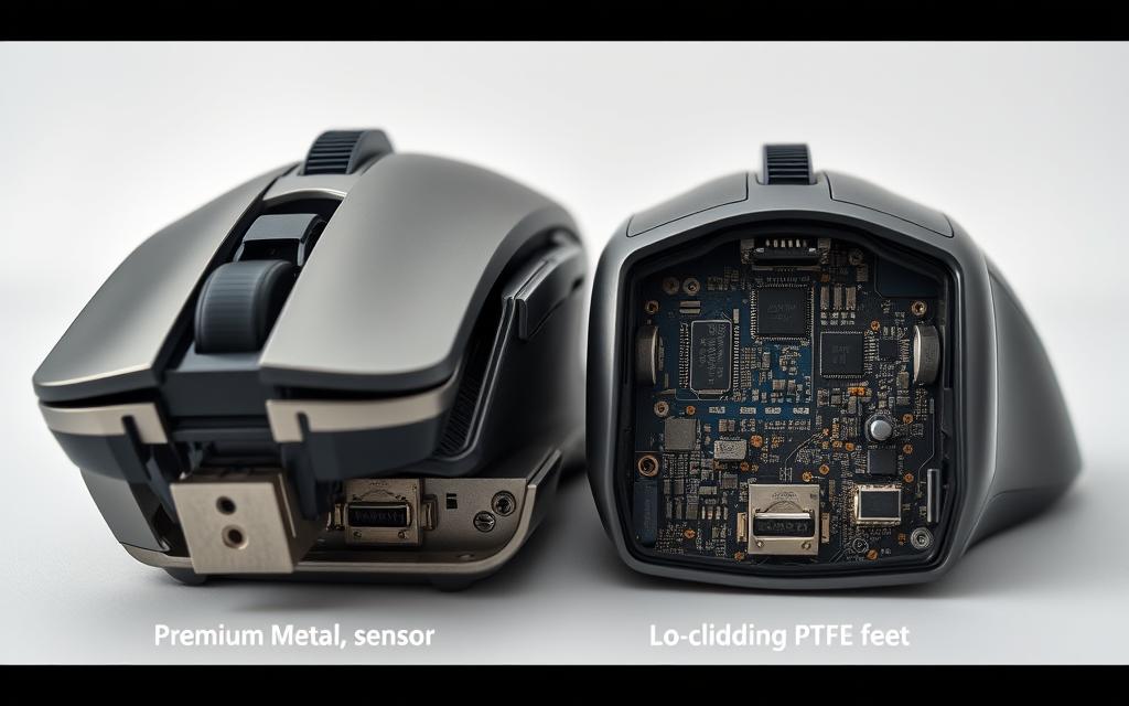 premium vs budget mouse construction