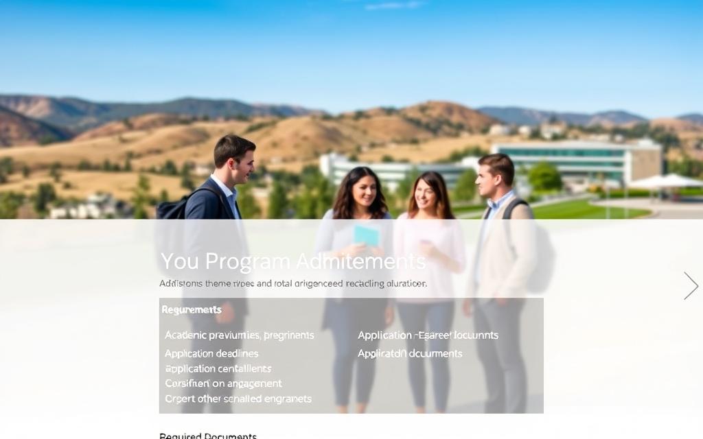 program admission requirements