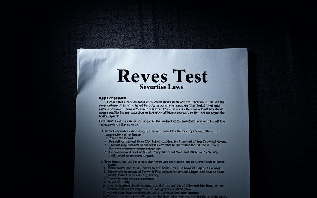 reves test securities laws